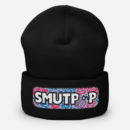 Smutpop Embroidered Beanie featuring original Smutpop artwork
