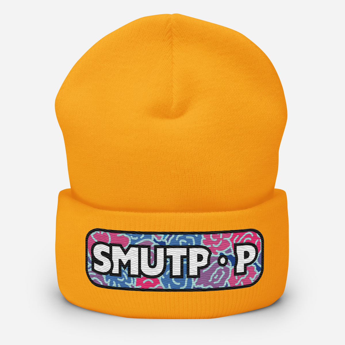 Smutpop Embroidered Beanie featuring original Smutpop artwork