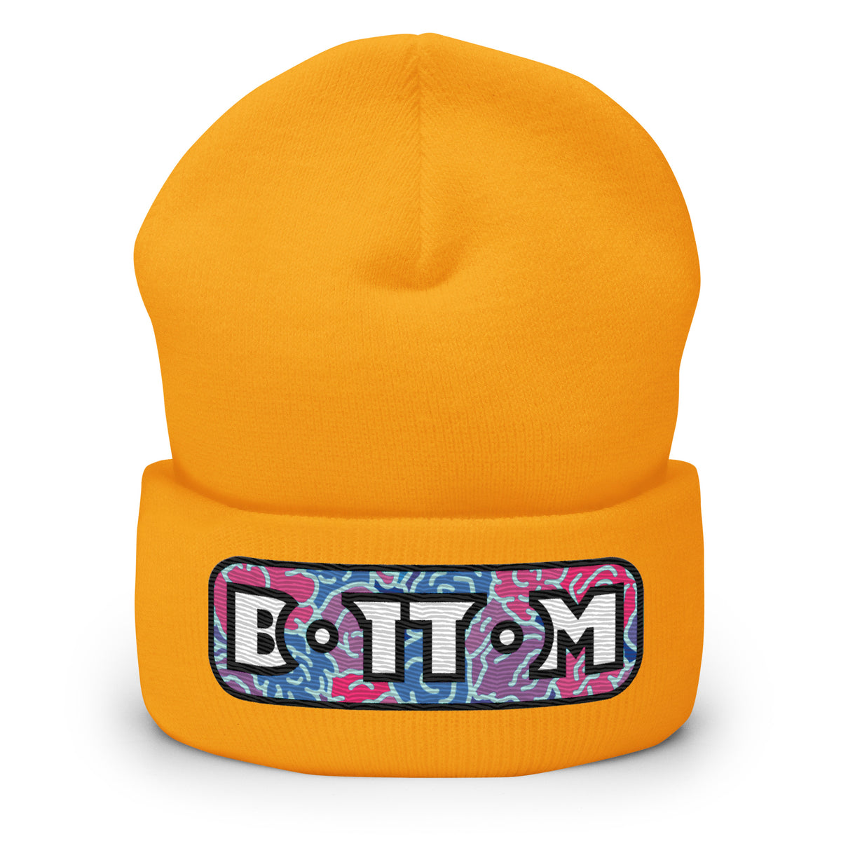 Bottom Cuffed Beanie featuring original Smutpop artwork