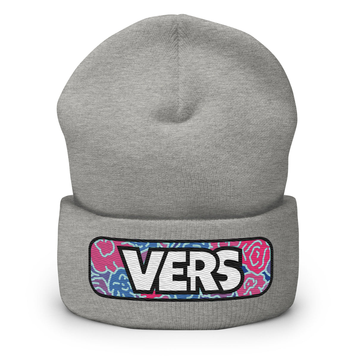 Vers Cuffed Beanie featuring original Smutpop artwork
