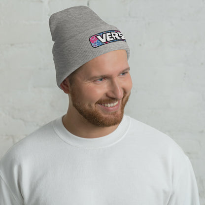 Vers Cuffed Beanie featuring original Smutpop artwork