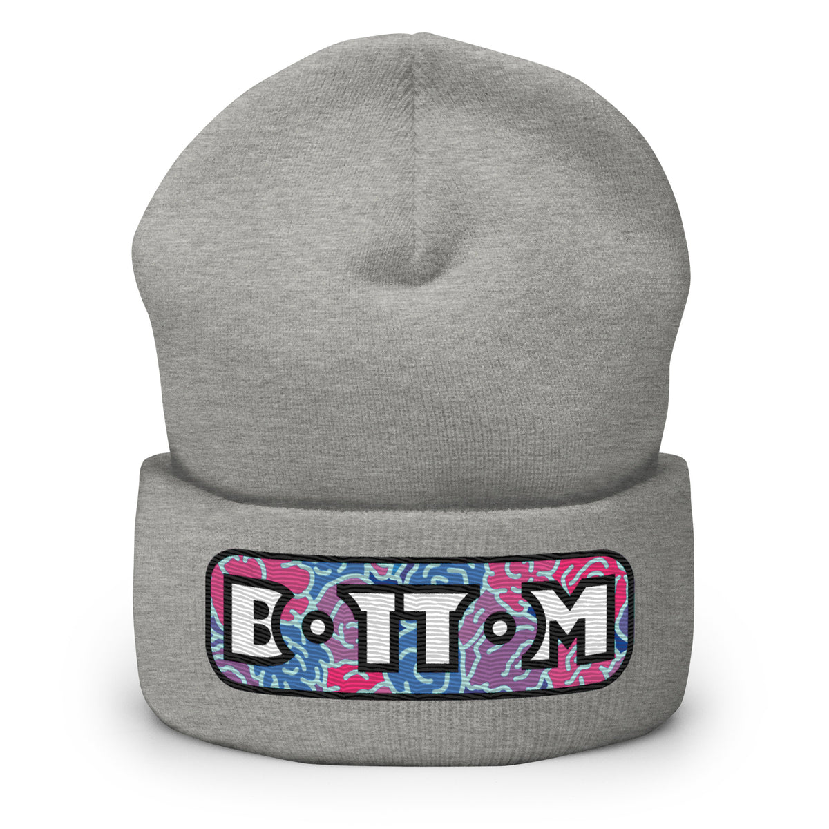 Bottom Cuffed Beanie featuring original Smutpop artwork