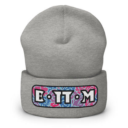 Bottom Cuffed Beanie featuring original Smutpop artwork