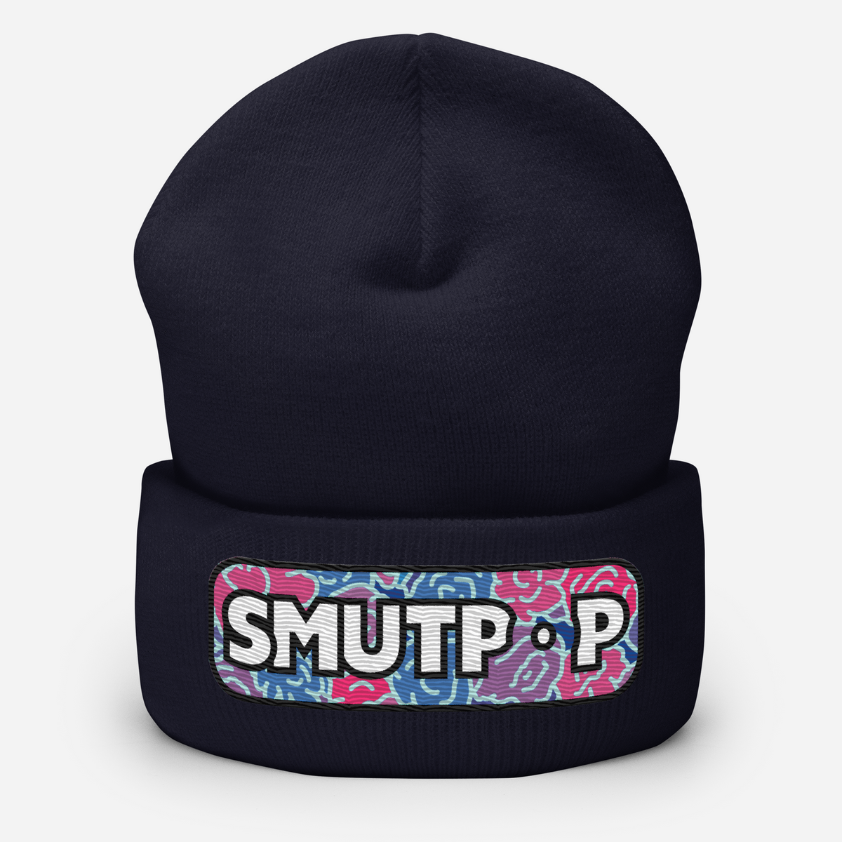 Smutpop Embroidered Beanie featuring original Smutpop artwork