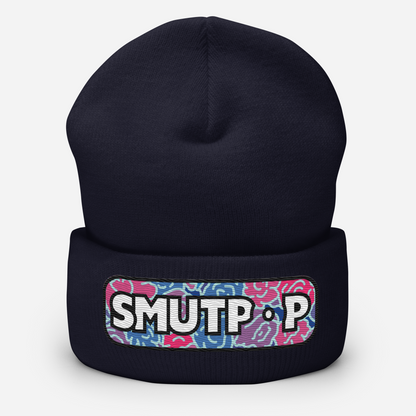 Smutpop Embroidered Beanie featuring original Smutpop artwork