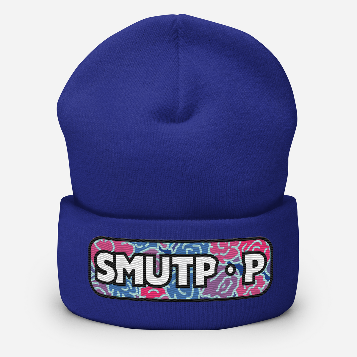 Smutpop Embroidered Beanie featuring original Smutpop artwork