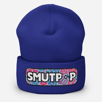 Smutpop Embroidered Beanie featuring original Smutpop artwork