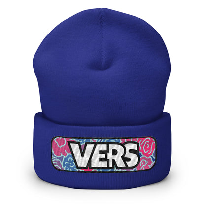 Vers Cuffed Beanie featuring original Smutpop artwork