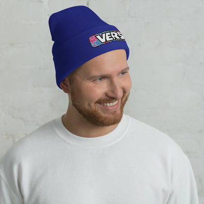 Vers Cuffed Beanie featuring original Smutpop artwork