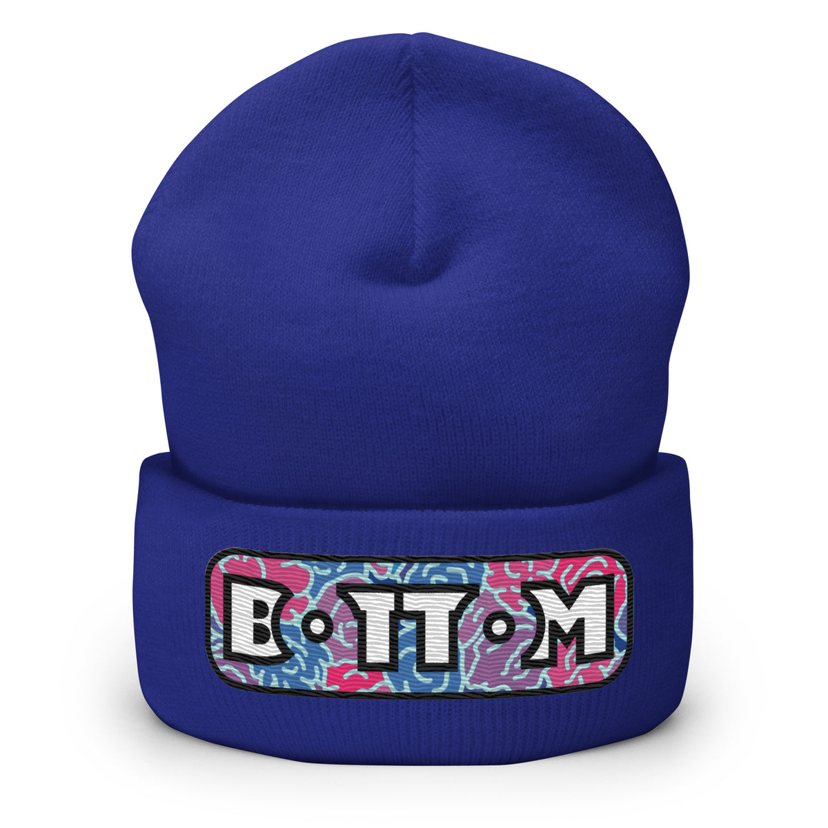 Bottom Cuffed Beanie featuring original Smutpop artwork