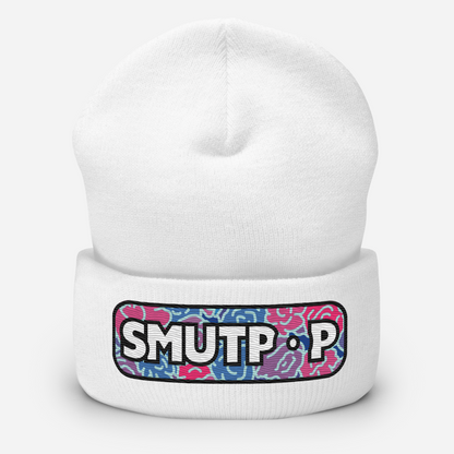 Smutpop Embroidered Beanie featuring original Smutpop artwork