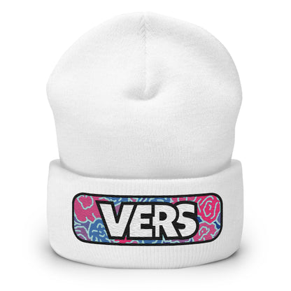 Vers Cuffed Beanie featuring original Smutpop artwork