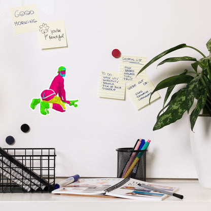 Skater Boy Magnet featuring original Smutpop artwork