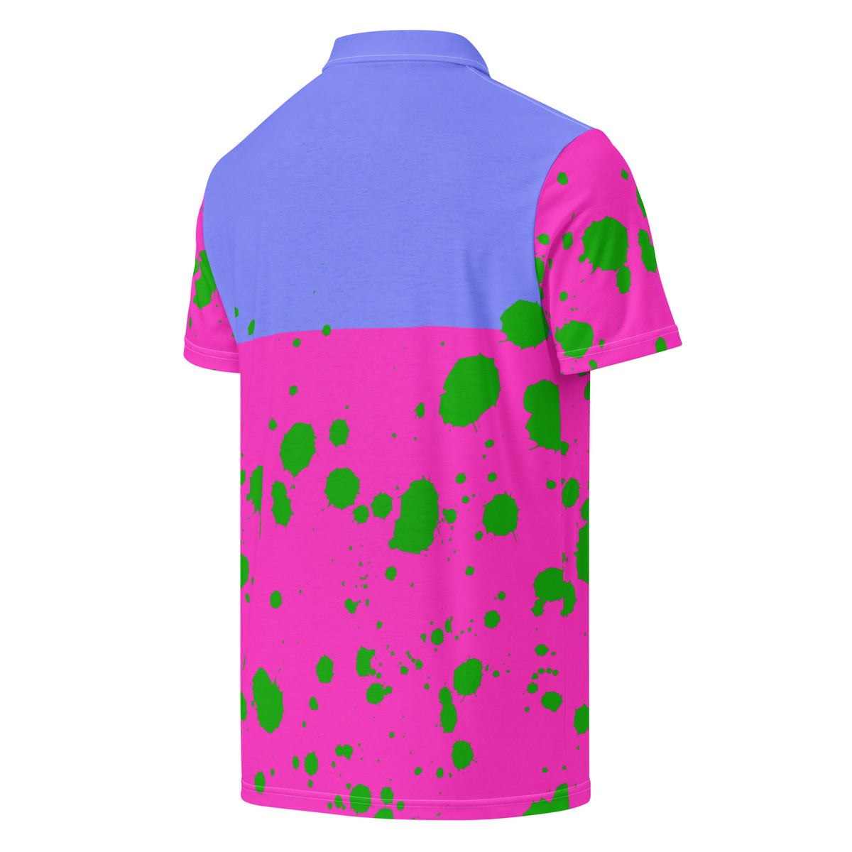 Splatter slim fit polo featuring original Smutpop artwork