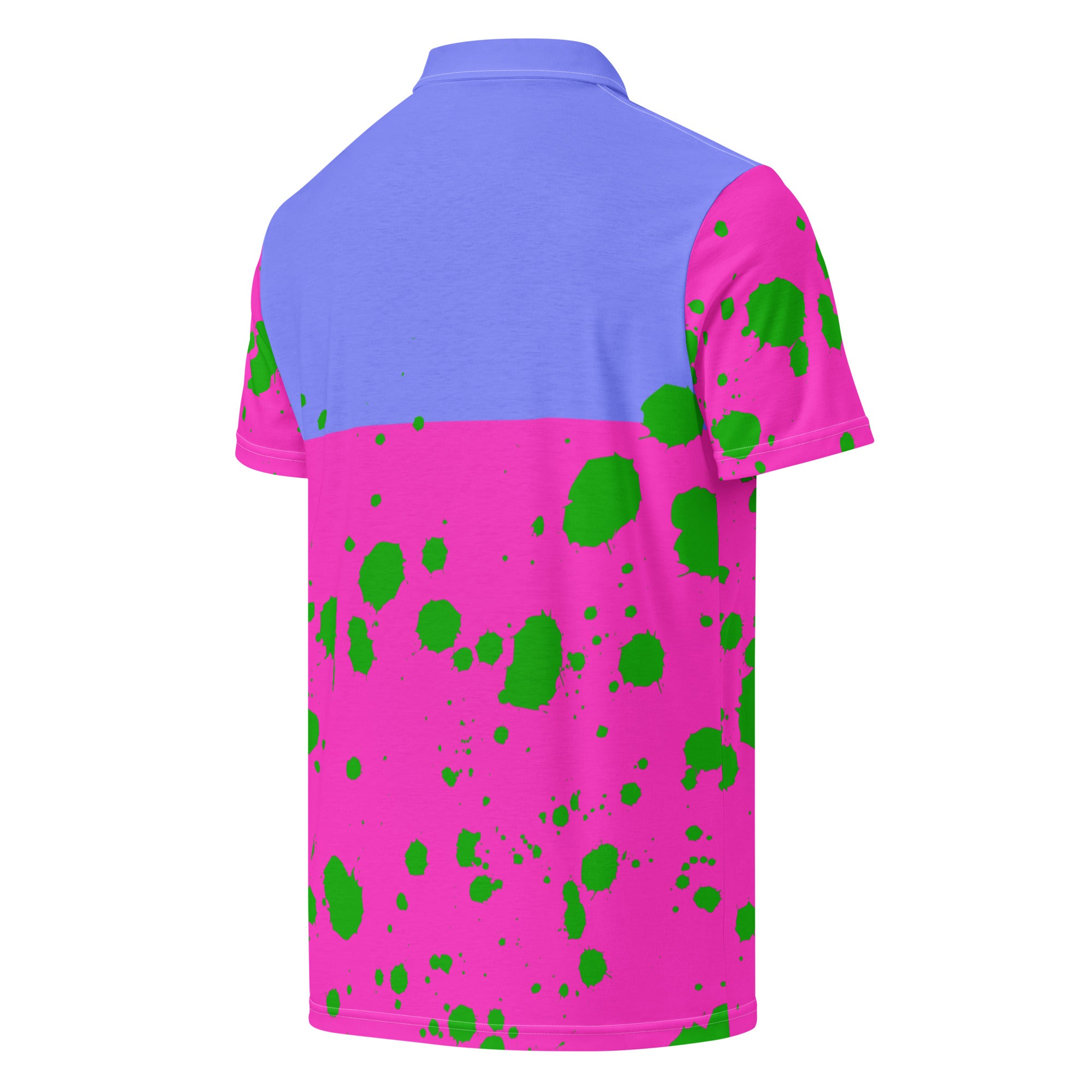 Splatter slim fit polo featuring original Smutpop artwork