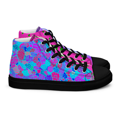 Rage Ready high top canvas shoes featuring original Smutpop artwork