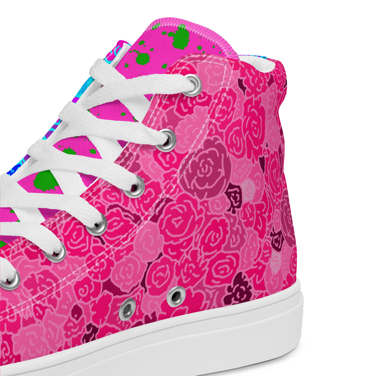 Rage Ready high top canvas shoes featuring original Smutpop artwork