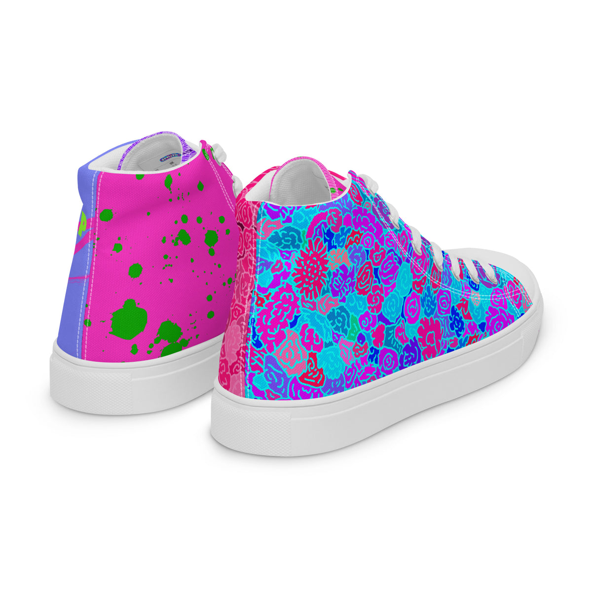 Rage Ready high top canvas shoes featuring original Smutpop artwork
