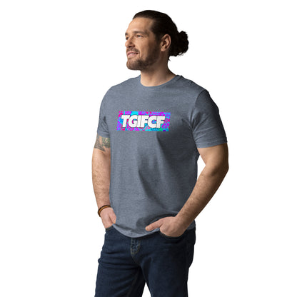 TGIFCF organic cotton t-shirt featuring original Smutpop artwork