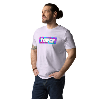 TGIFCF organic cotton t-shirt featuring original Smutpop artwork