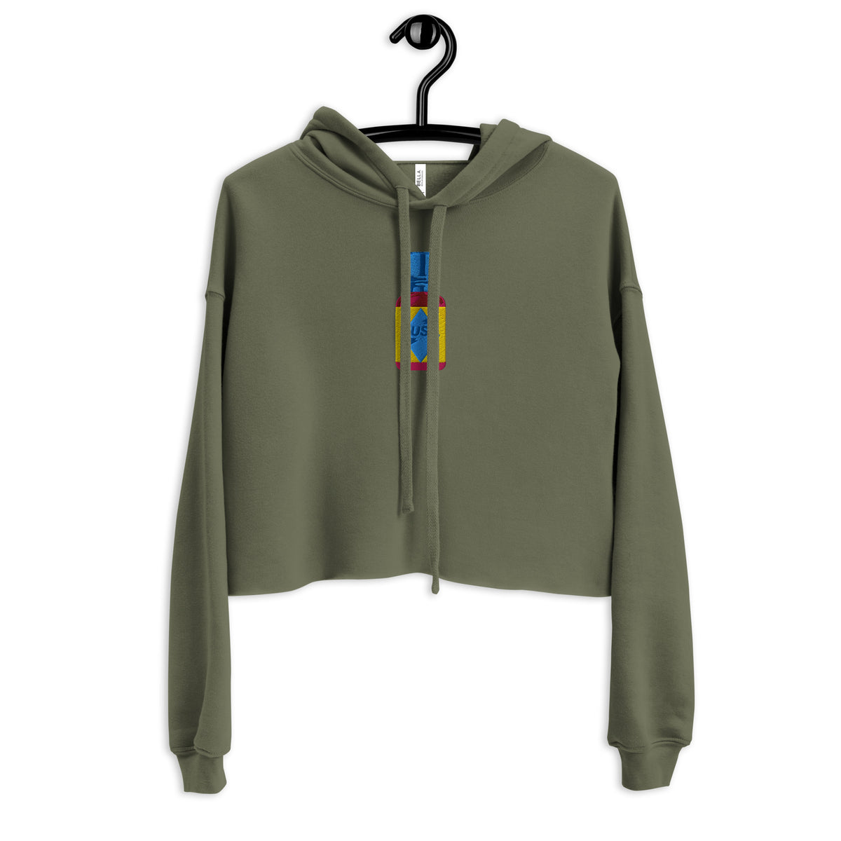 VCR Cleaner Crop Hoodie featuring original Smutpop artwork