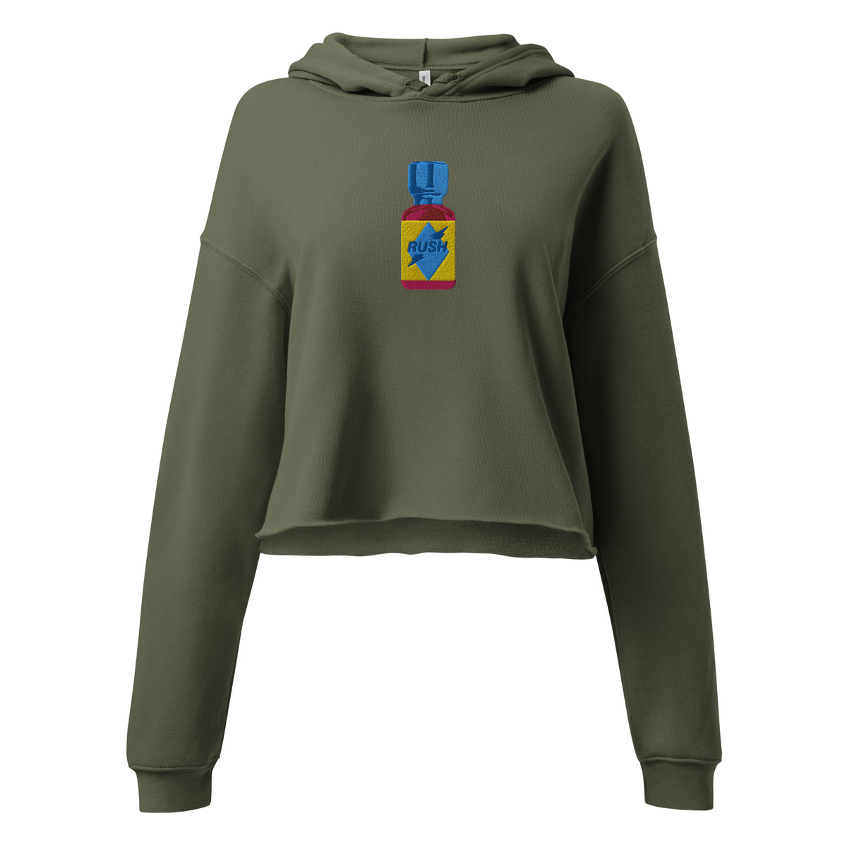 VCR Cleaner Crop Hoodie featuring original Smutpop artwork