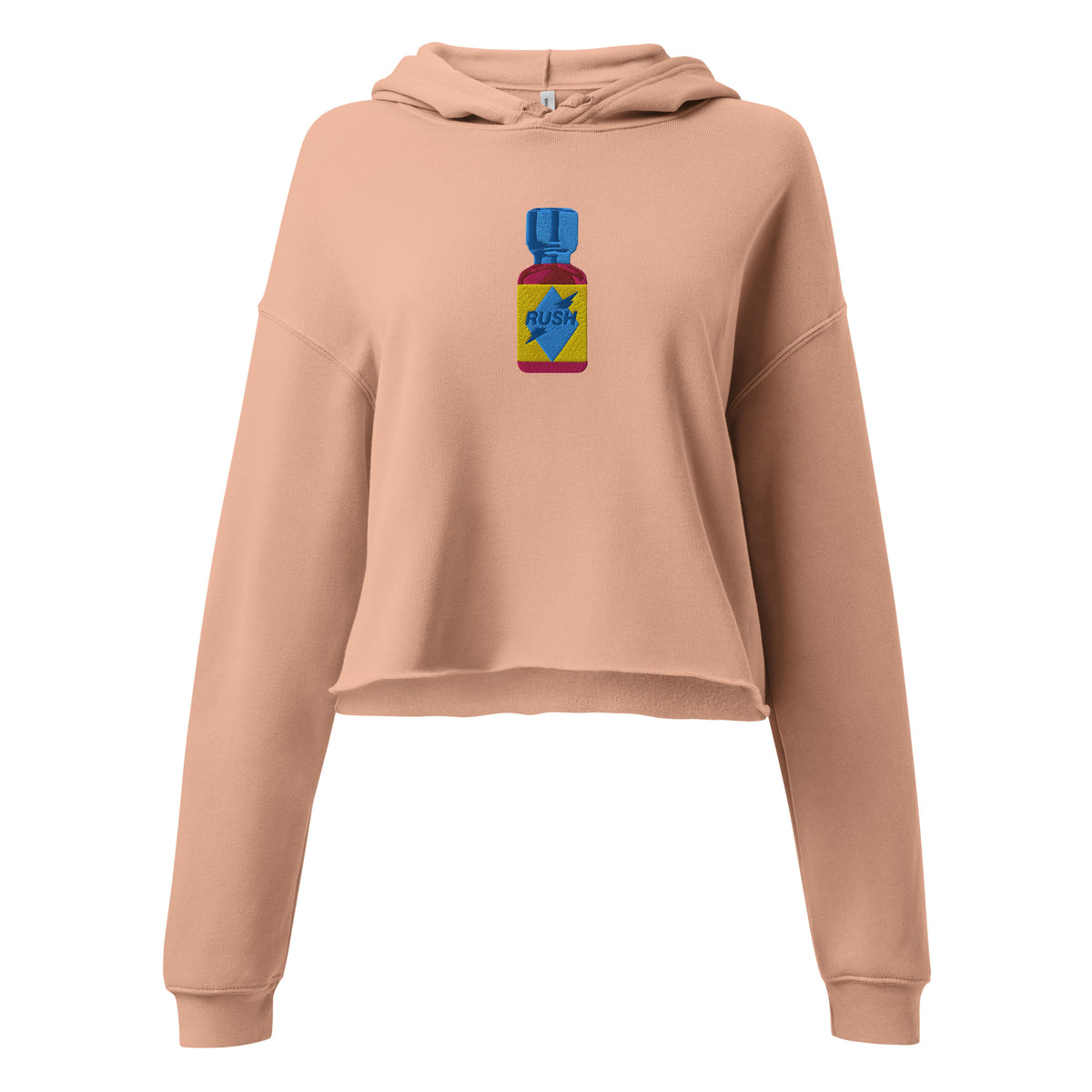 VCR Cleaner Crop Hoodie featuring original Smutpop artwork